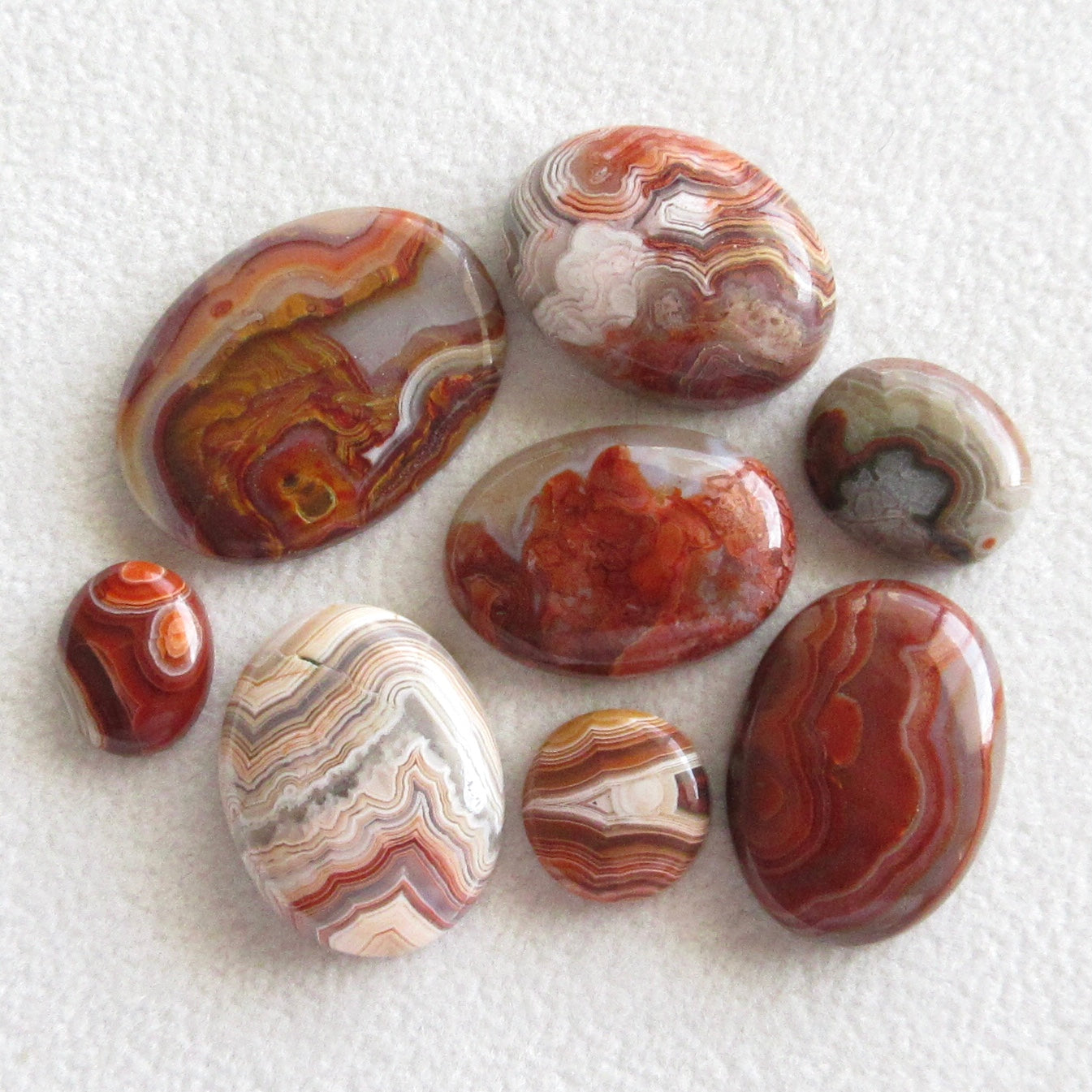 グリーン桜瑪瑙 おまとめ ルース ハート 握り石