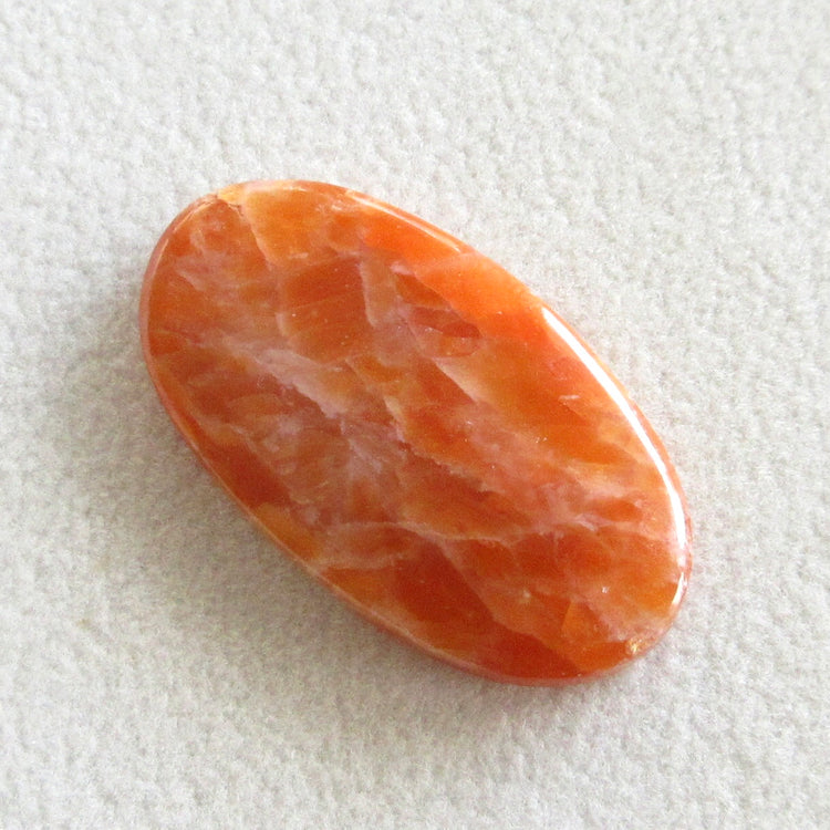 オレンジカルサイト　天然石ルース
