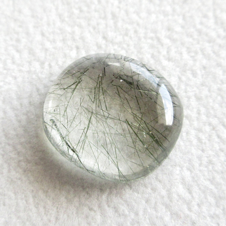 アクチノライトインクォーツ 天然石ルース