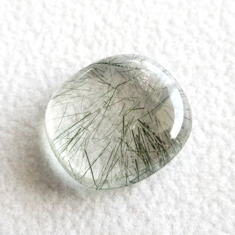 アクチノライトインクォーツ 天然石ルース