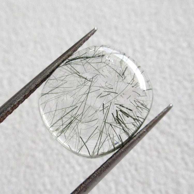 アクチノライトインクォーツ 天然石ルース