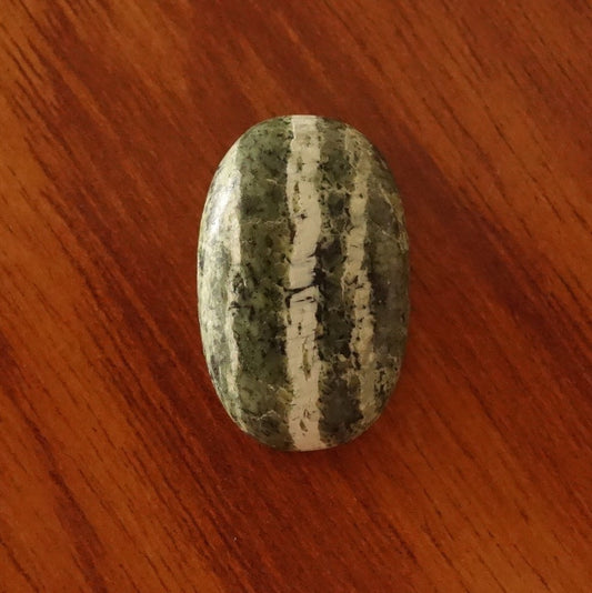 グリーンゼブラジャスパー　天然石ルース