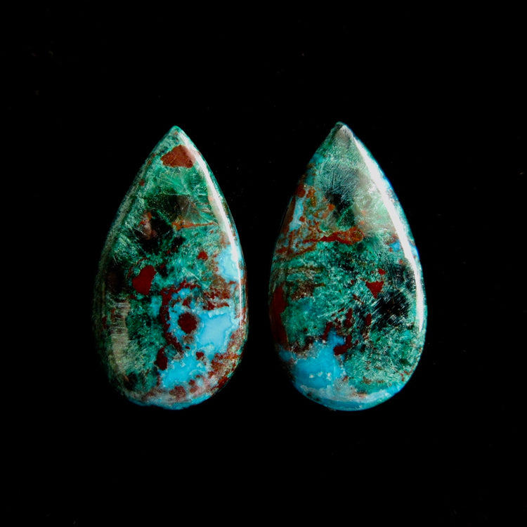 クリソコラ　天然石ルース